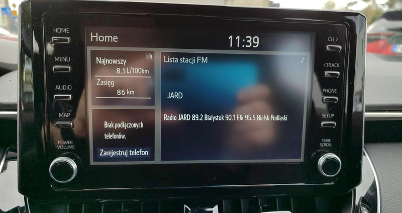 Toyota Corolla cena 82900 przebieg: 66773, rok produkcji 2021 z Tomaszów Mazowiecki małe 277